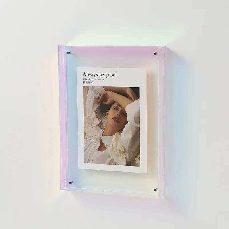 Transparent Acrylic Picture Frame colorful