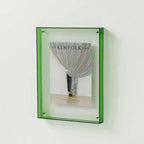 Transparent Acrylic Picture Frame gem green