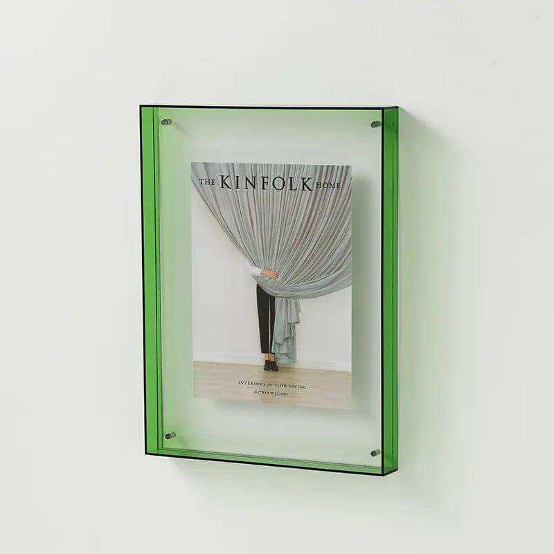Transparent Acrylic Picture Frame gem green
