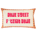Home Sweet F*cking Home Needlepoint Cushion