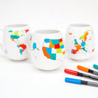 USA Map Color In Travel Mug
