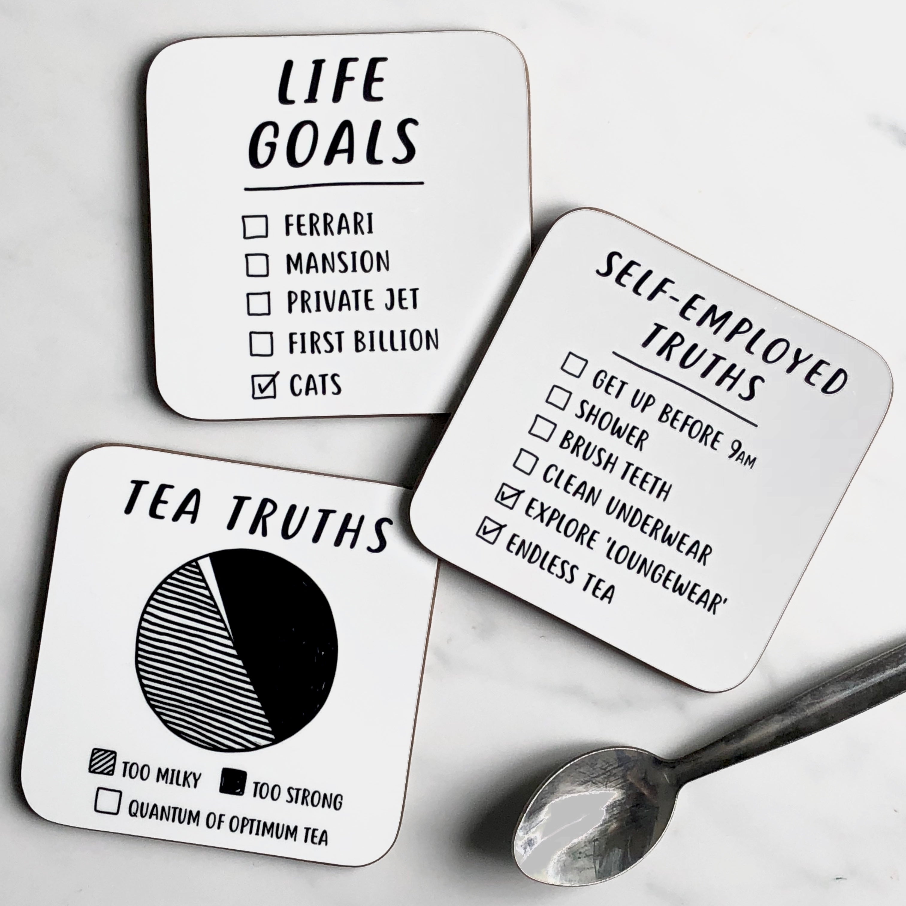 Self Employed Truths Coaster