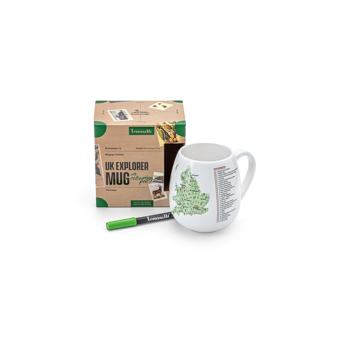 UK Explorer Colour In Mug