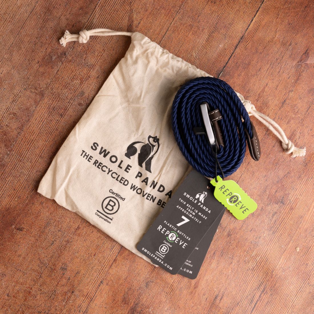 Woven Belt - Neon Fine Stripe
