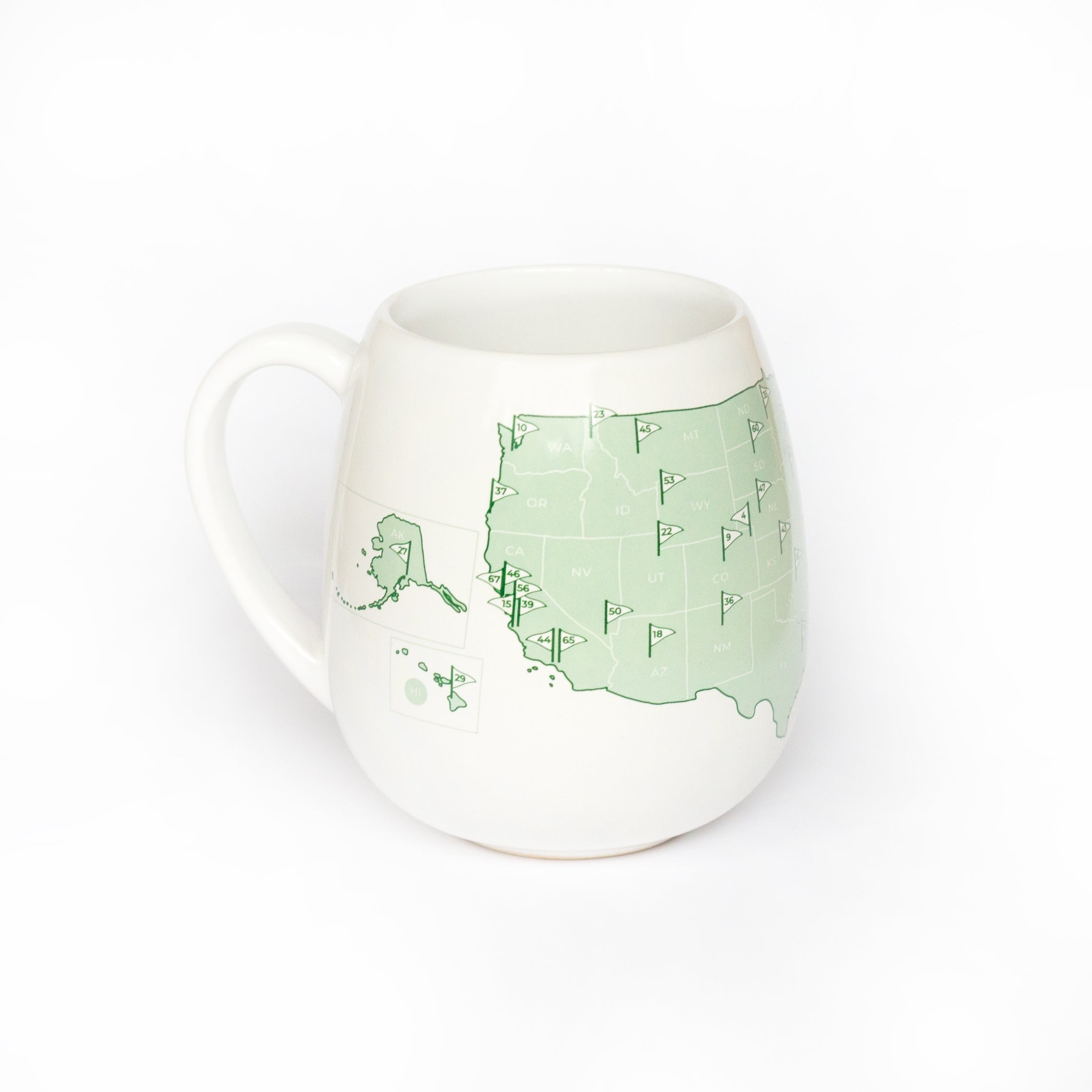 US Golfer's Color In Mug