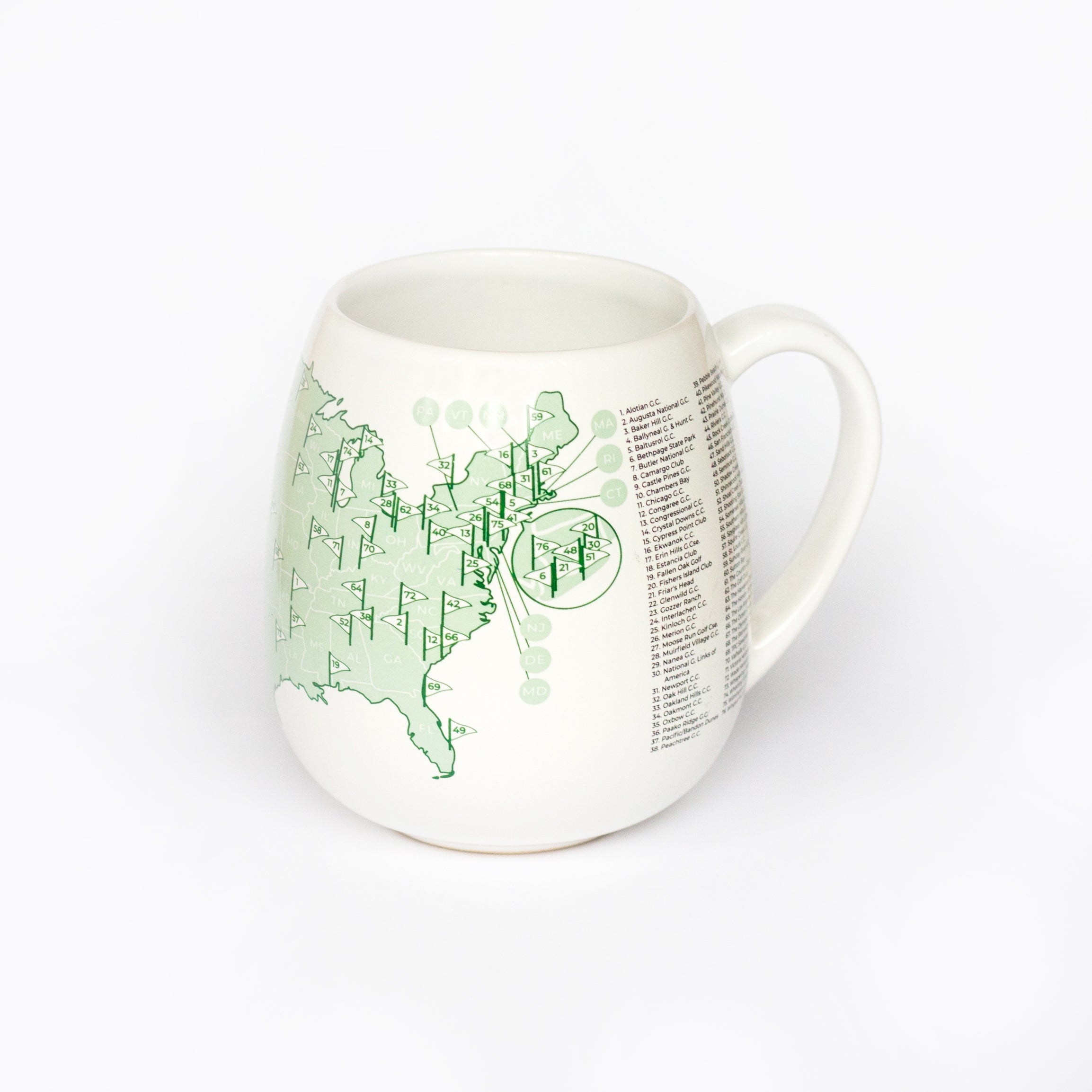 US Golfer's Color In Mug