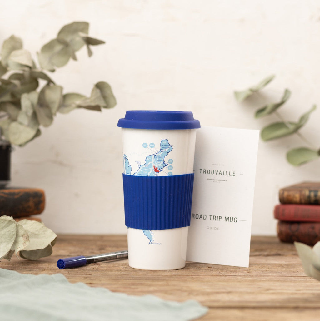 USA Road Trip Map Color In Travel Cup