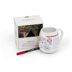 Virginia Map Color In Travel Mug