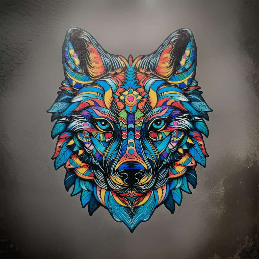 Wooden Animal and Nature Puzzles Wolf