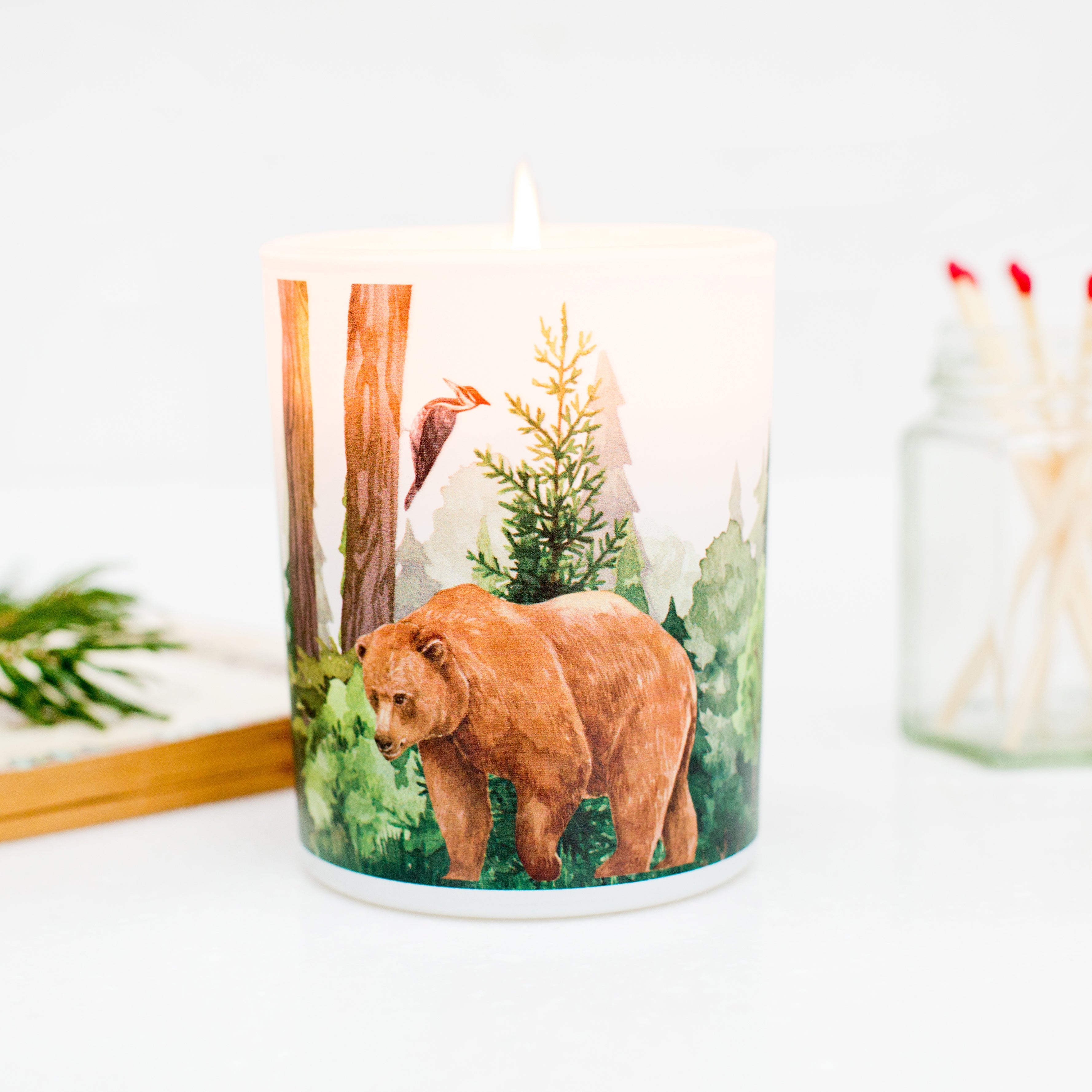 Forest Soy Scented Candle | Balsam Fir & Wild Berries