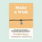 Make a Wish Bracelet – Positive Message Cotton Cord | Friendship Gift Card Included