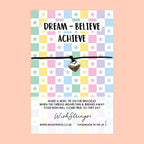 Wish Bracelet Handmade Wax Cord Dream Bracelet - Graduation Gift Card Included